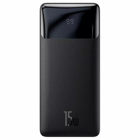 Baseus Bipow Digital Display Power Bank 10000Mah 15W Black Dont Wait Save