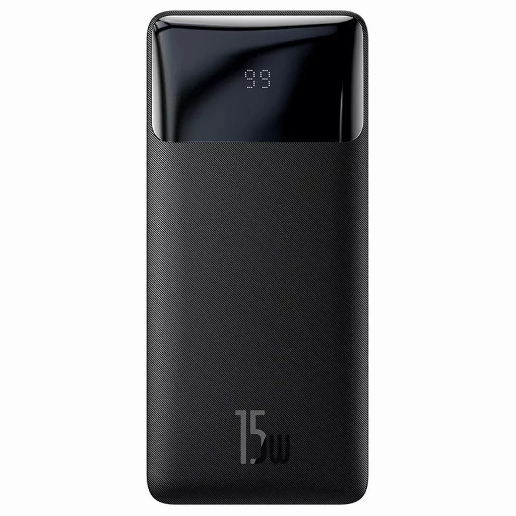 Baseus Bipow Digital Display Power Bank 10000Mah 15W Black Dont Wait Save