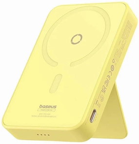 Baseus Magpro Magnetic Wireless Power Bank 5000Mah 20W Yellow Mega Hot Offer