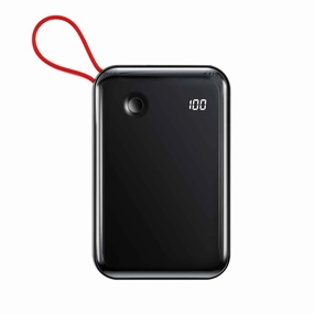 Baseus Mini S Digital Display 3A Power Bank 10000Mah With Lightning Cable Shop Grab Now Hot Pick Deal