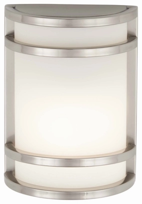 Bay View LED Outdoor Pocket Lantern Brushed Stainless SteelOutdoor wall sconces with motion sensor