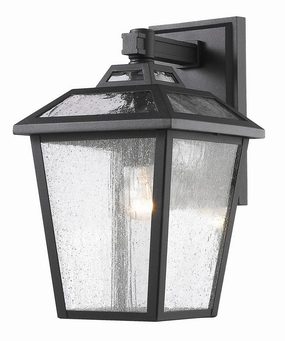 Bayland One Light Outdoor Wall Light BlackOutdoor wall sconces with motion sensor
