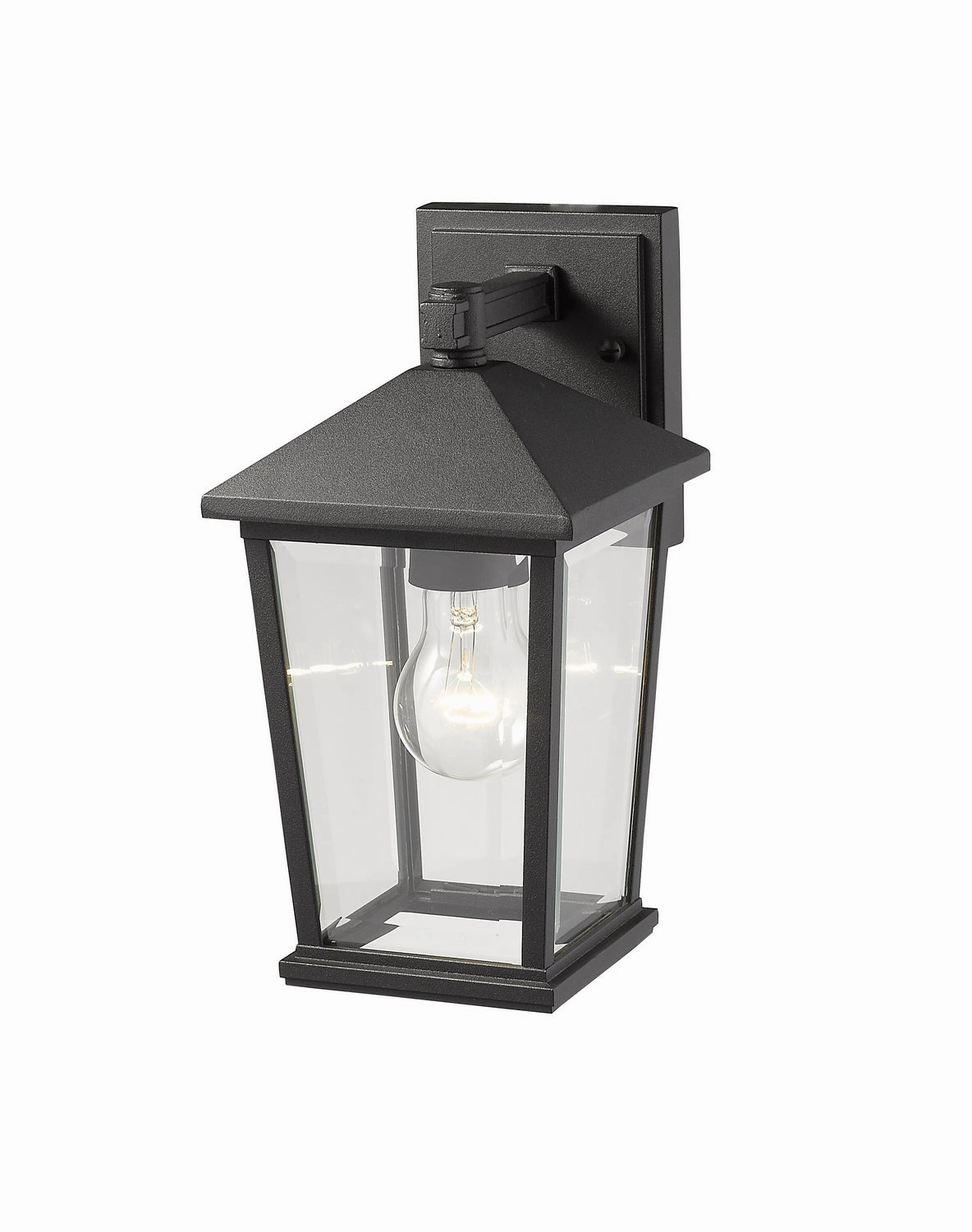 Beacon One Light Outdoor Wall Light Black