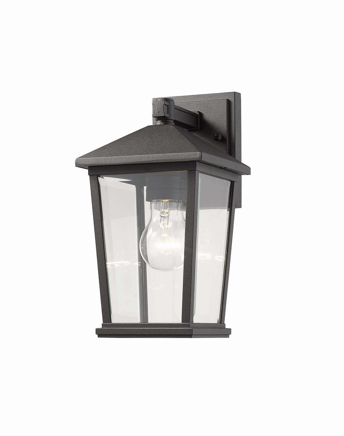 Beacon One Light Outdoor Wall Light BlackOutdoor wall sconces with motion sensor