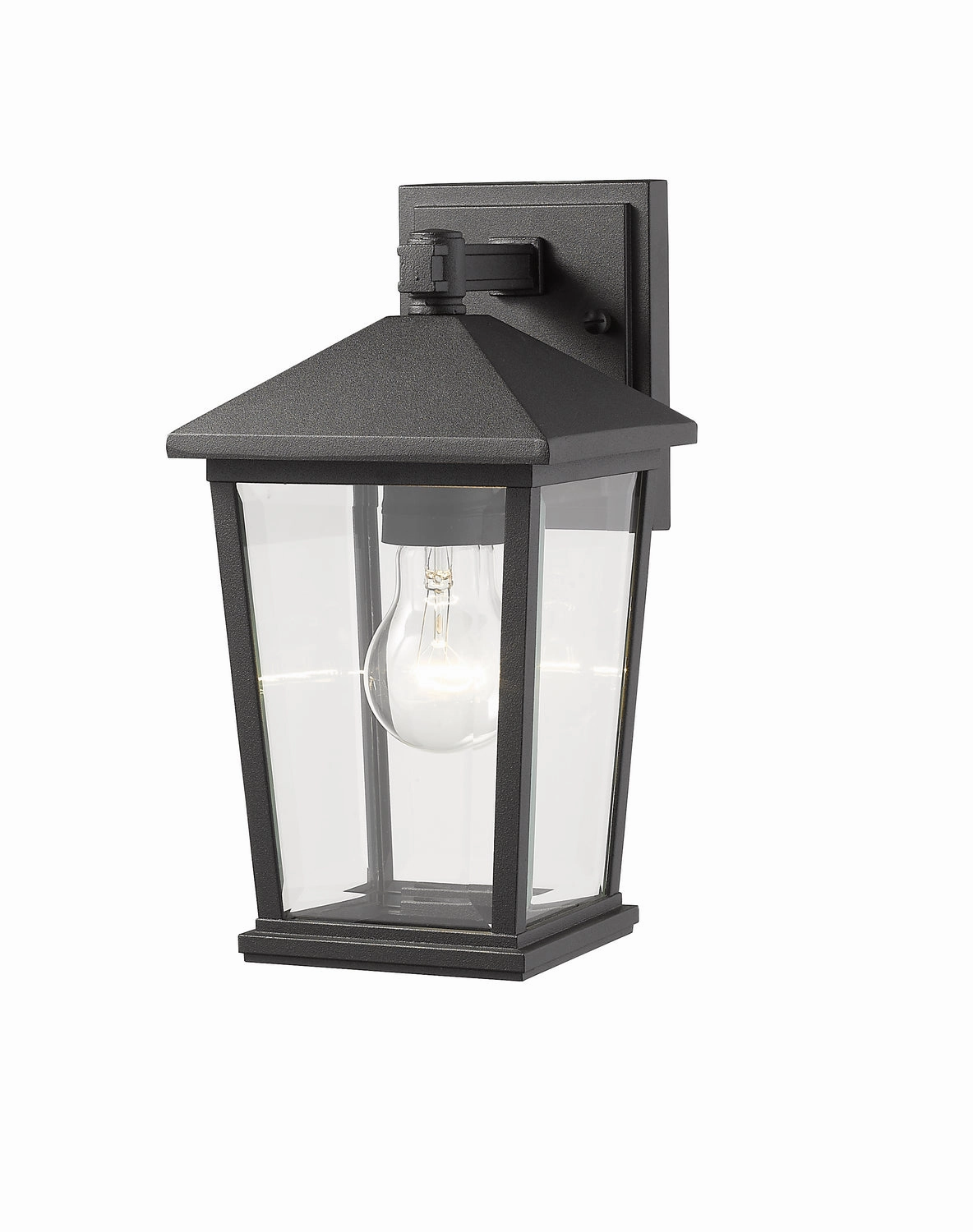 Beacon One Light Outdoor Wall Light Black