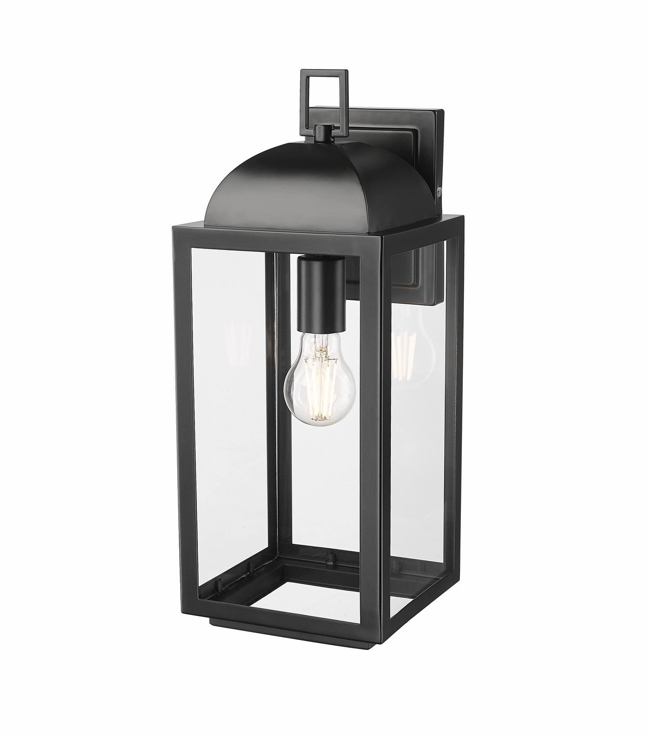 Beaufort One Light Outdoor Wall Sconce Powder Coated BlackOutdoor wall sconces with motion sensor