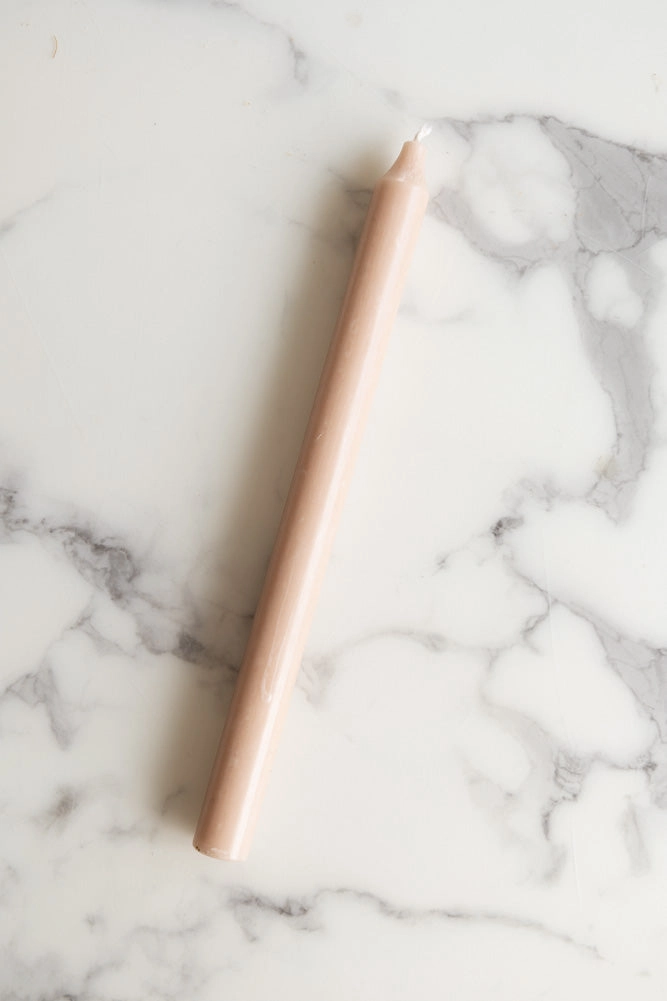 Beautiful Dinner Candle - Dusky Rose Pink