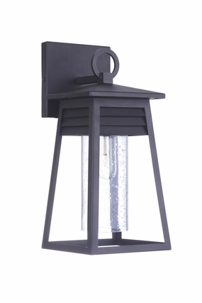 Becca One Light Outdoor Wall Mount Textured BlackOutdoor wall sconces with motion sensor