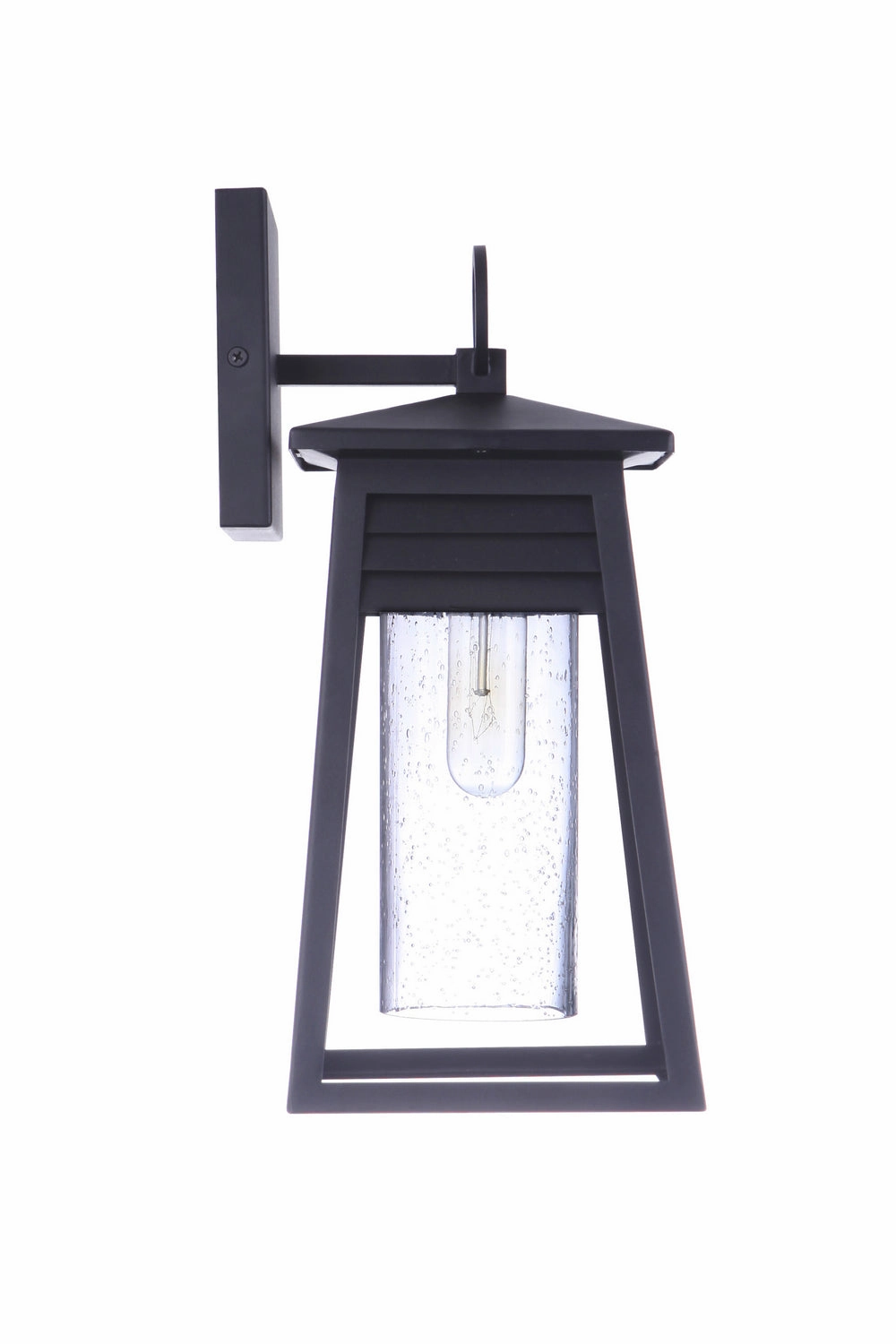Becca One Light Outdoor Wall Mount Textured Black