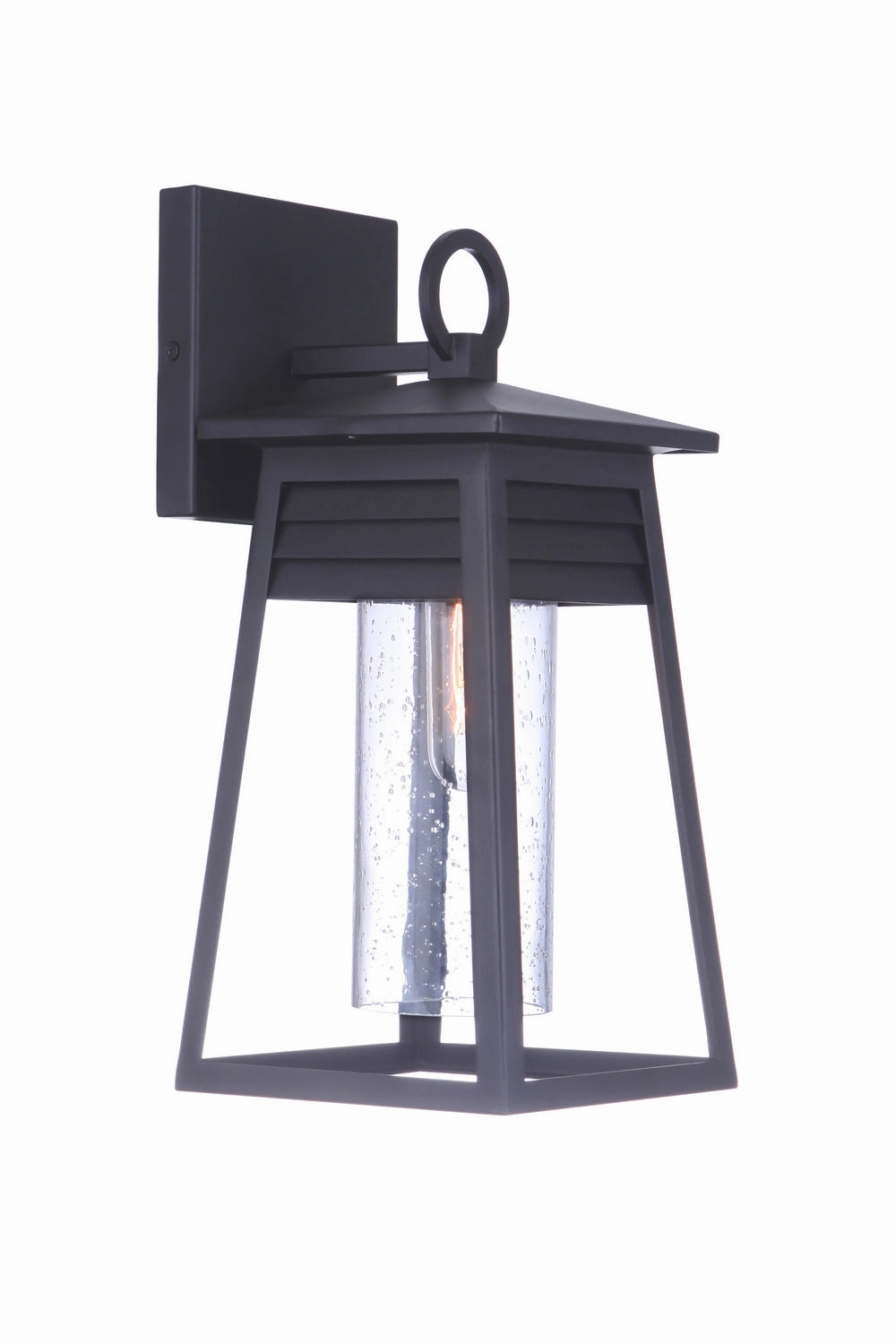 Becca One Light Outdoor Wall Mount Textured Black