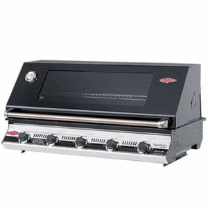 BeefEater Signature S3000E 38" 5-Burner Black Built-In Barbecue Grill 19952 professional outdoor BBQ grill set