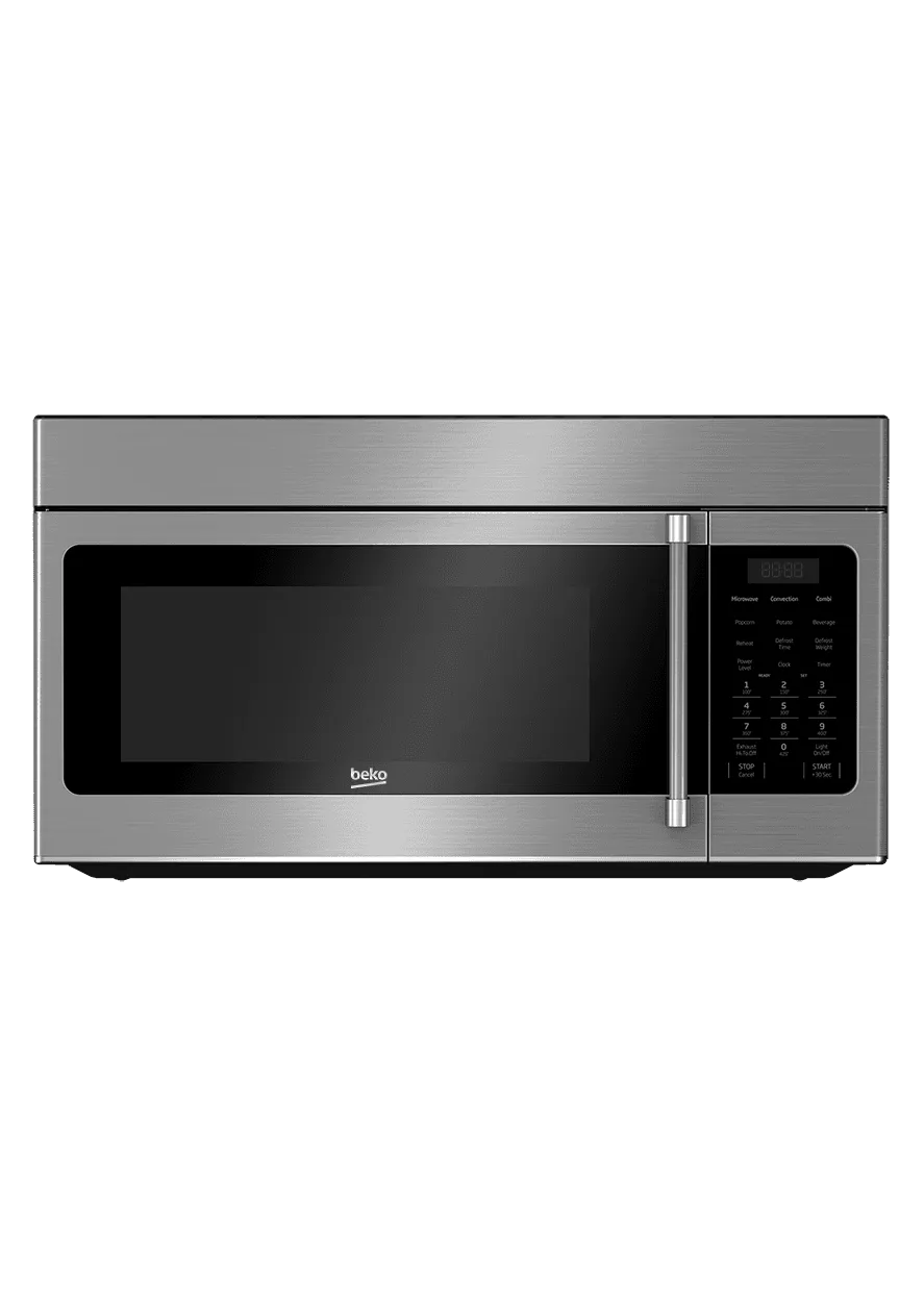 Beko MWOTR30200CSS 1.5 Cu Ft Over The Range Microwave Oven
