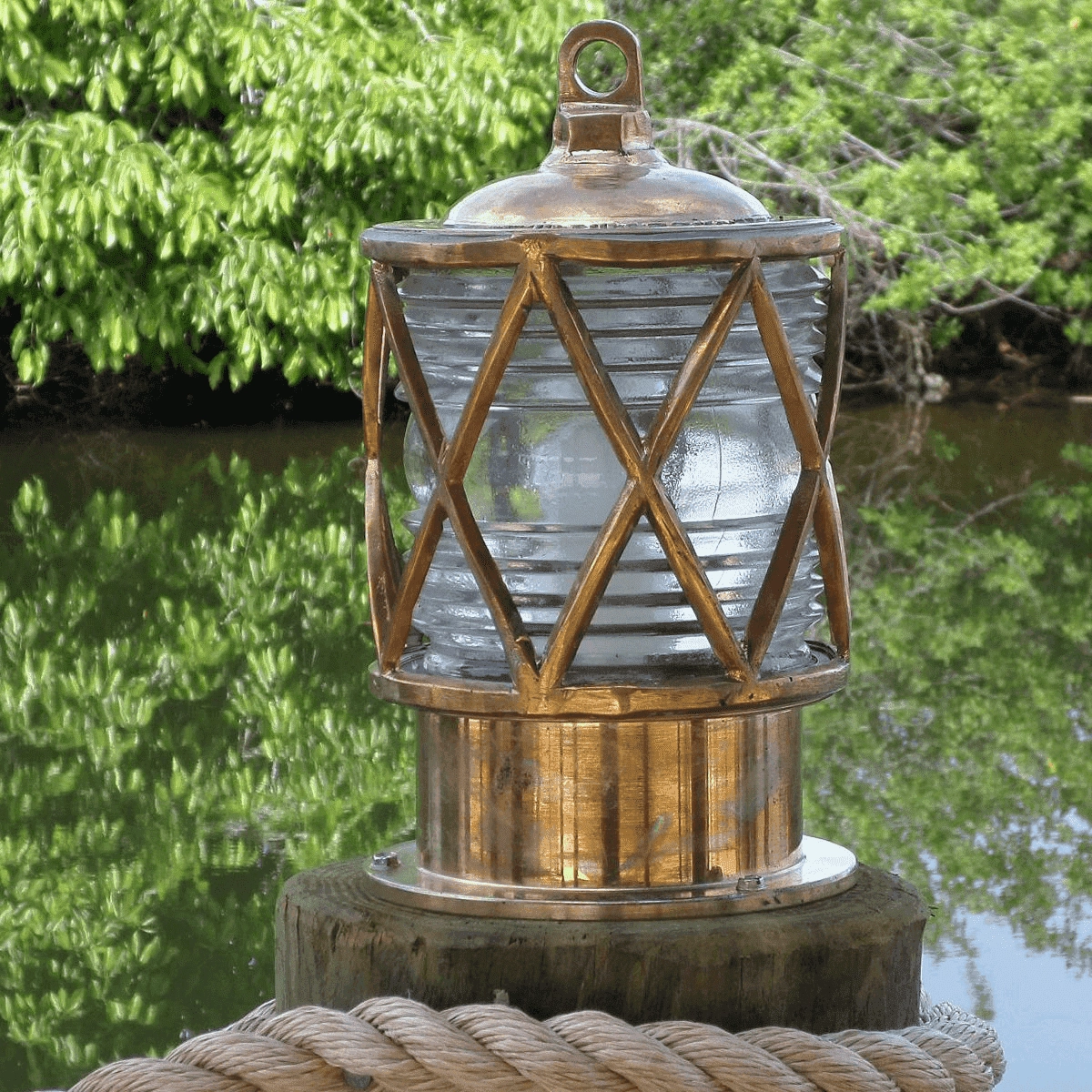 Belfast Brass Piling/Dock Light