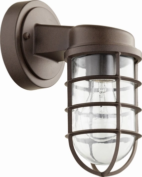 Belfour One Light Wall Mount Oiled BronzeOutdoor wall sconces with motion sensor
