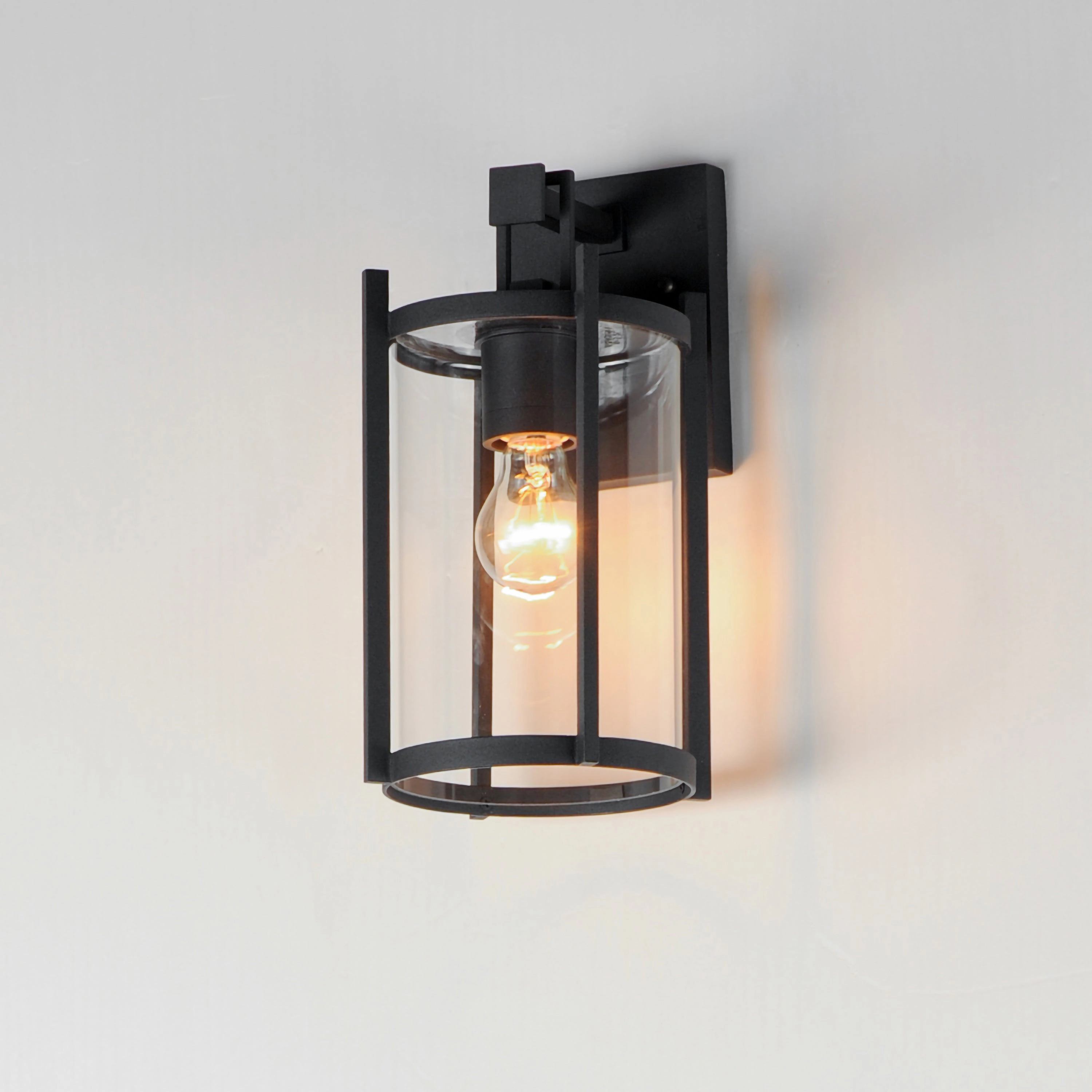 Belfry One Light Outdoor Wall Sconce Black