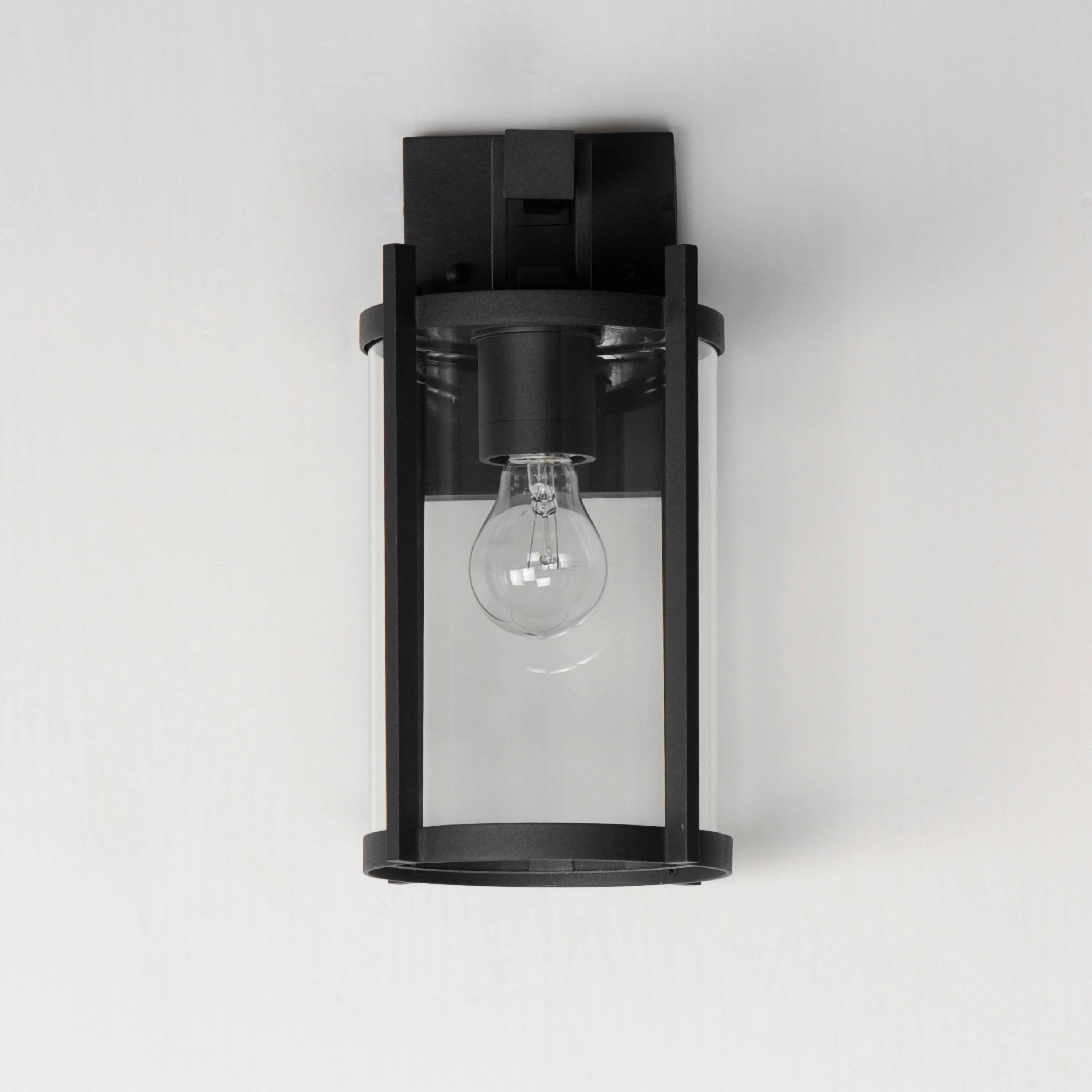 Belfry One Light Outdoor Wall Sconce Black