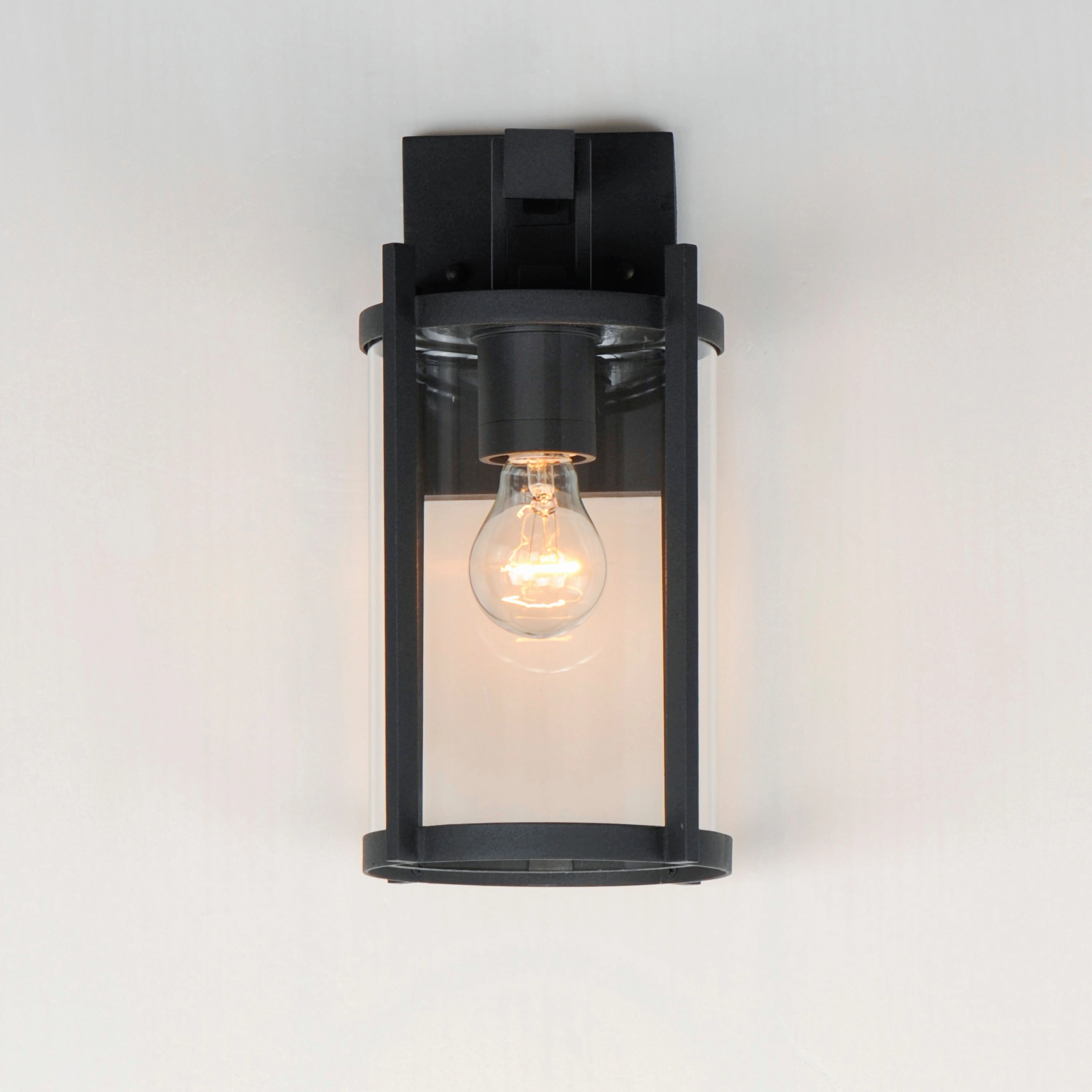 Belfry One Light Outdoor Wall Sconce Black