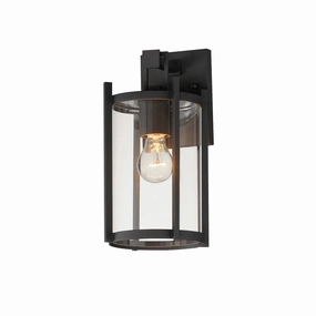 Belfry One Light Outdoor Wall Sconce BlackOutdoor wall sconces with motion sensor