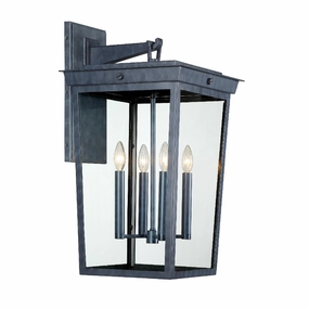 Belmont Four Light Outdoor Wall Sconce GraphiteOutdoor wall sconces with motion sensor