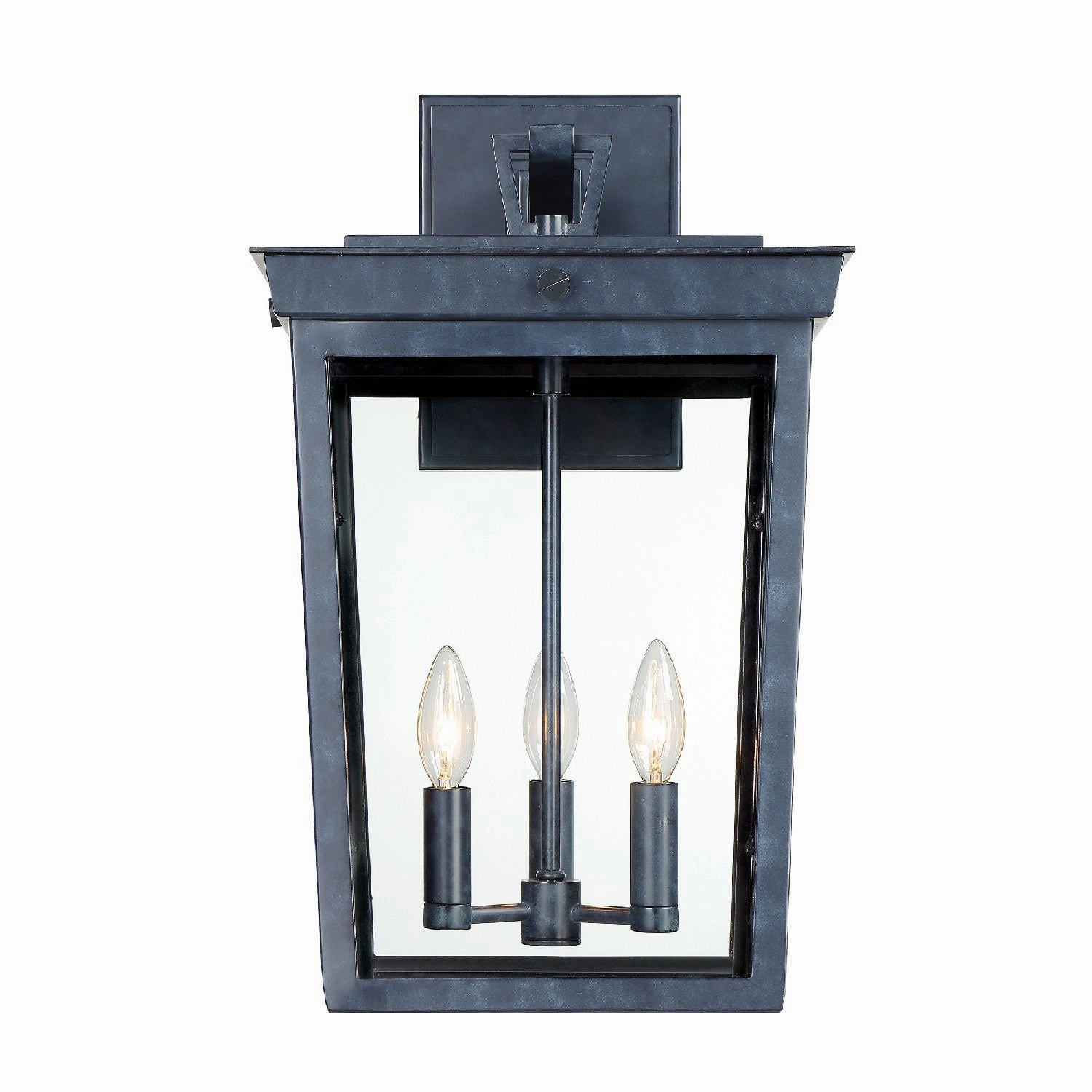 Belmont Three Light Outdoor Wall Sconce Graphite