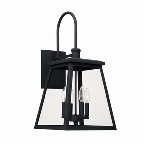 Belmore Four Light Outdoor Wall Lantern BlackOutdoor wall sconces with motion sensor