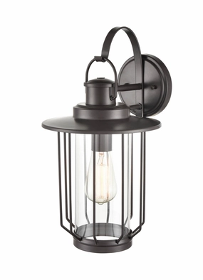 Belvoir One Light Outdoor Wall Sconce Powder Coated BronzeOutdoor wall sconces with motion sensor