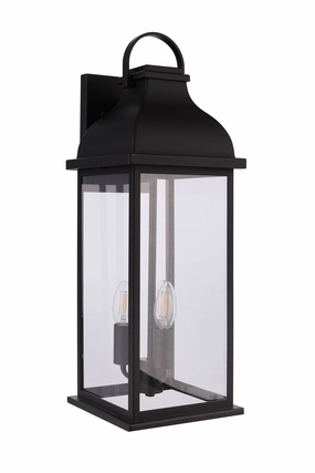 Bent Tree Three Light Outdoor Wall Lantern MidnightOutdoor wall sconces with motion sensor