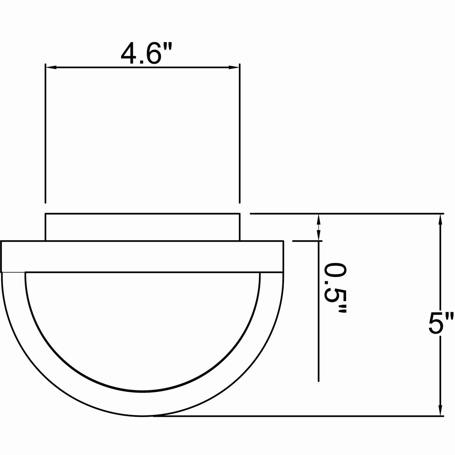 Bermuda LED Bulkhead White