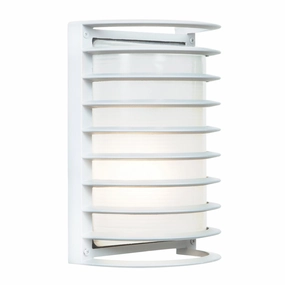Bermuda LED Bulkhead WhiteOutdoor wall sconces with motion sensor