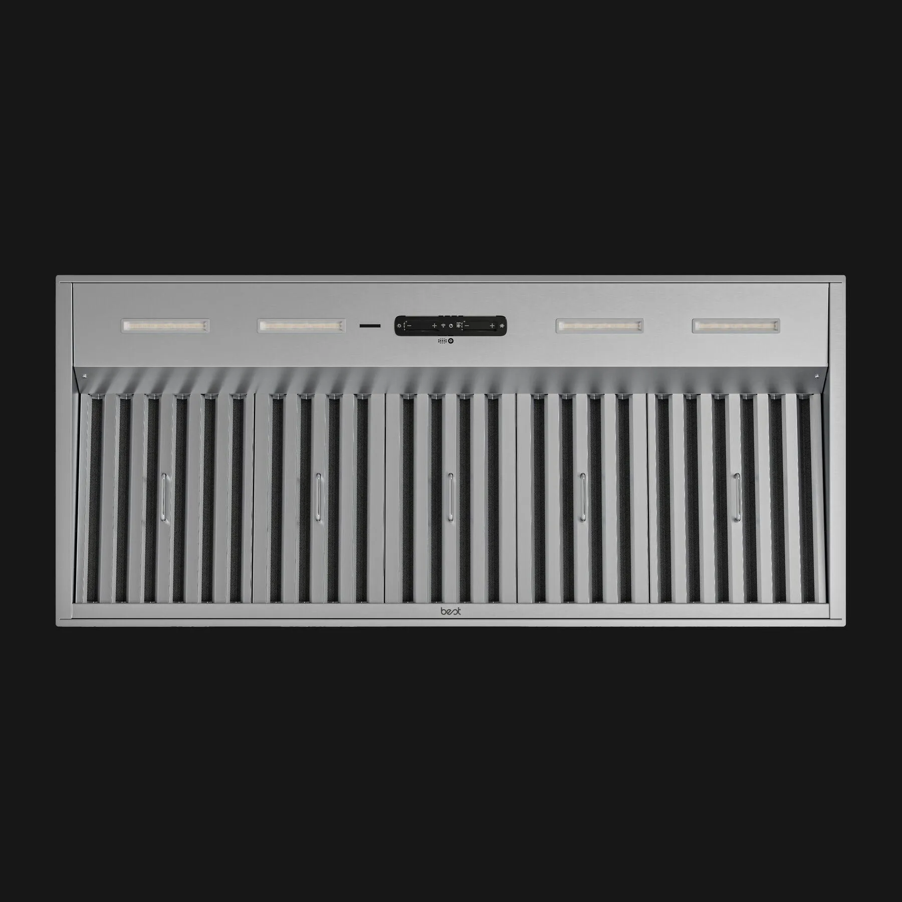 Best Range Hoods HBN566212SS 66-Inch Built-In Range Hood With True Iq Blower System, 1240 Truecfm, 23-1/2" Depth, Stainless Steel (Hbn5 Series)