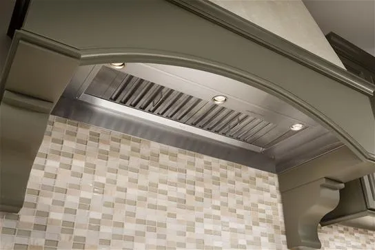 Best Range Hoods PK2245 43-7/16" Stainless Steel Built-In Range Hood With Iq1200 Dual Blower System, 1100 Cfm