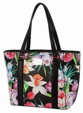 Pierre Cardin Aaliyah Floral Tote Handbag | Black Last Chance Offer Shop Grab Savings
