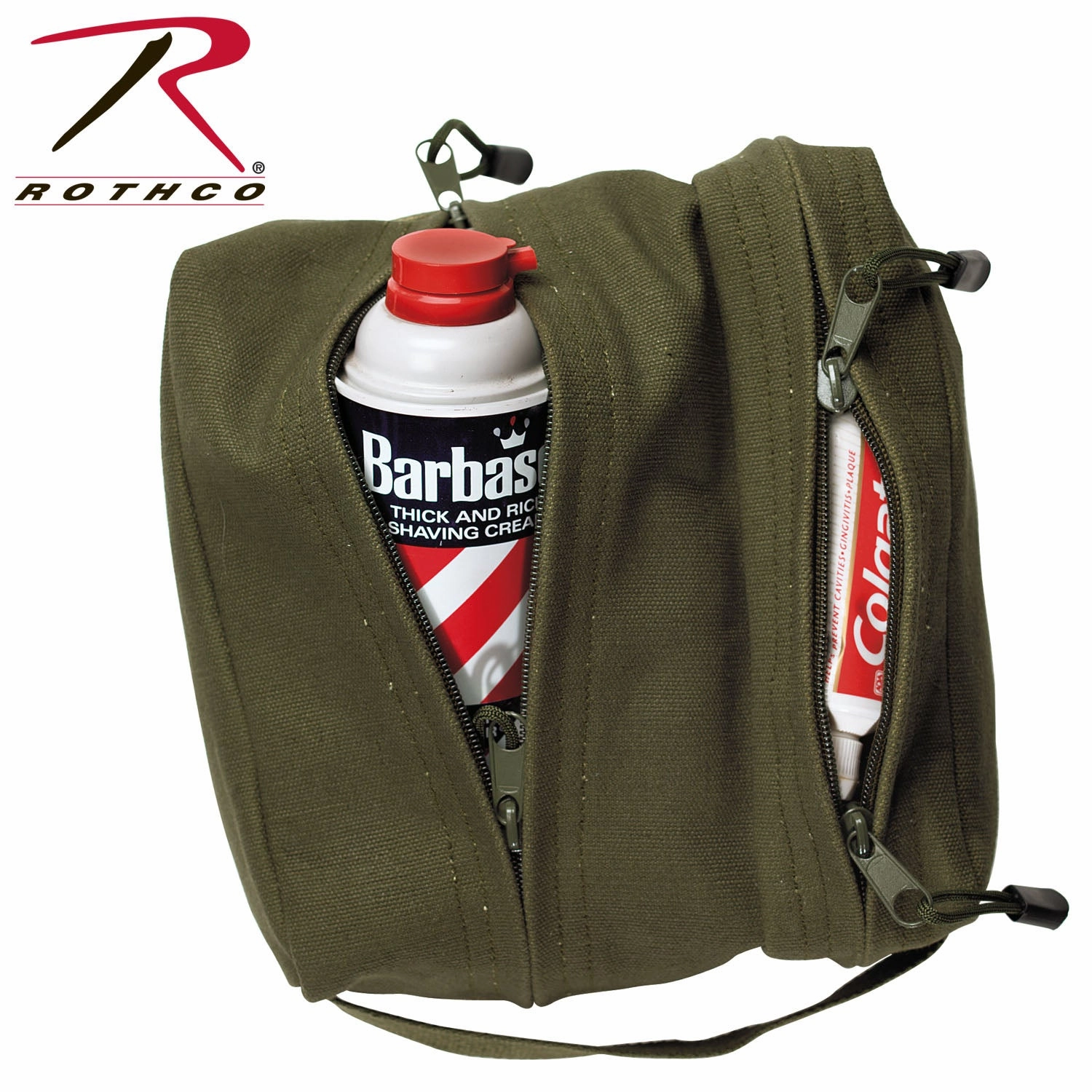 Rothco Canvas Dual Compartment Travel Kit Exclusive Online Offer