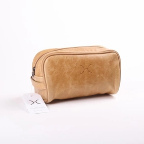 Thandana Mens Vanity Leather Case | Hazelnut Instant Hot Deal Hot Discount Deal