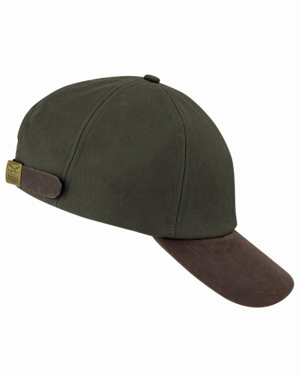Shop Grab Savings Hoggs Of Fife Leather Peak Waxed Baseball Cap