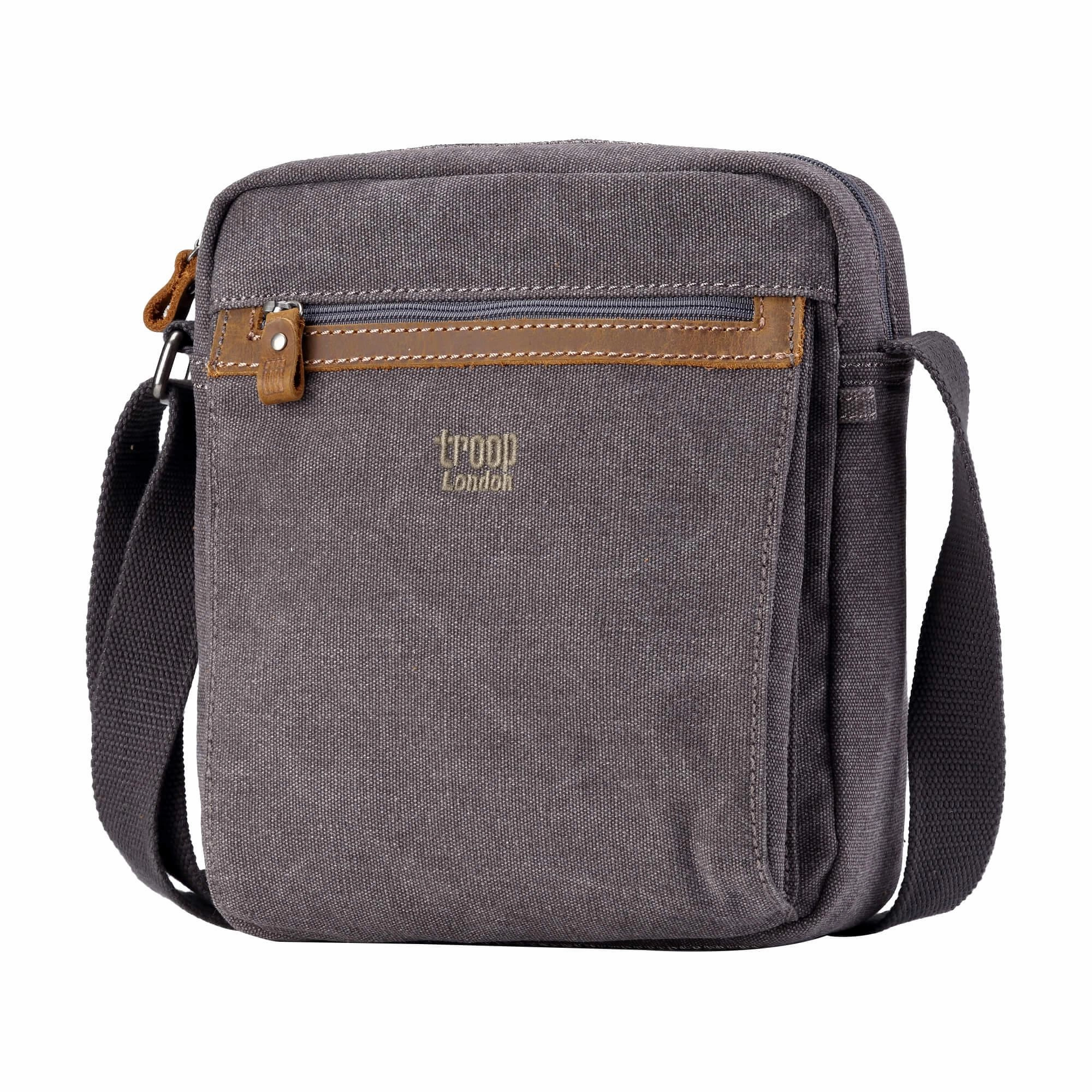 Troop London Classic Canvas Across Body Bag Big Price Drop Hot Item Clearance