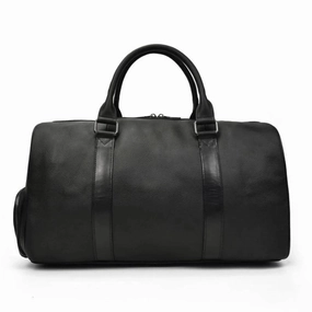 Grab Your Hot Pick Limited Stock Hot Deal Men'S Endre Weekender Vintage Leather Duffle Bag In Black