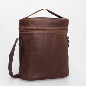Weekend Specials Thandana Leather Jumbo Wine Cooler Carry Bag