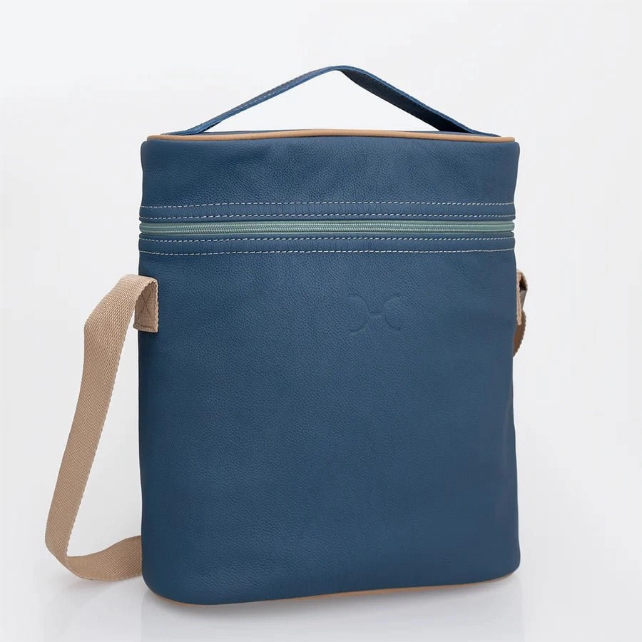 Shop the Savings Now Thandana Leather Jumbo Wine Cooler Carry Bag