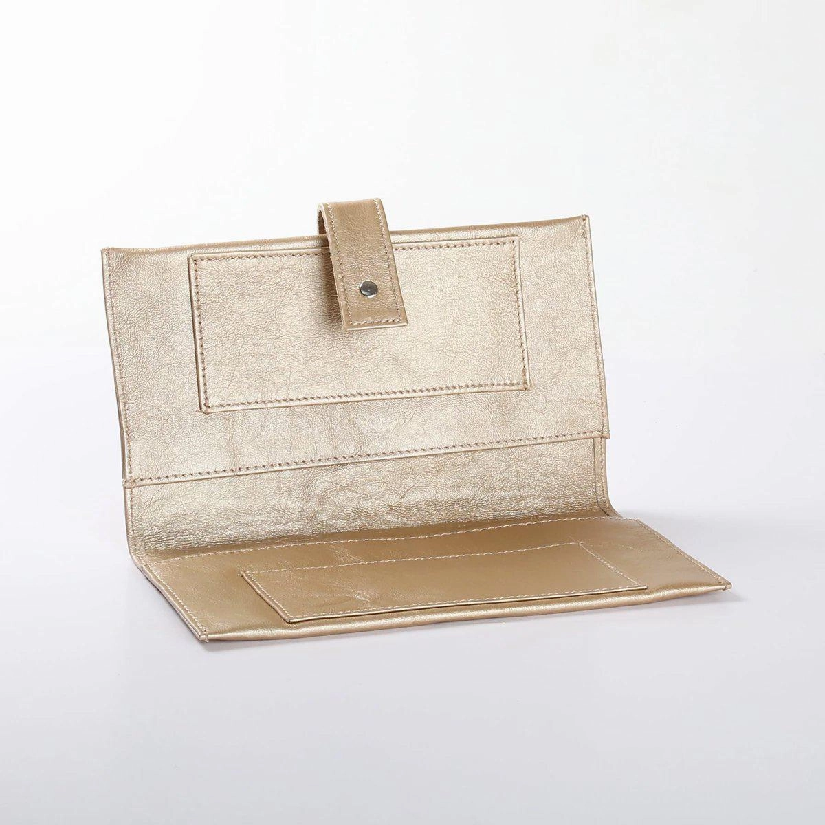Limited Time Sale Thandana Metallic Leather Baby Nappy Wallet | 5 Colour Options