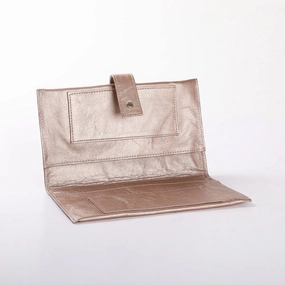 Dont Wait Save Today Thandana Metallic Leather Baby Nappy Wallet | 5 Colour Options