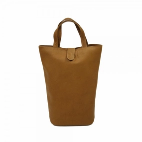 Biggest Savings Now Piel Leather Double Wine Tote Assorted Colors