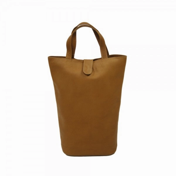 Biggest Savings Now Piel Leather Double Wine Tote Assorted Colors