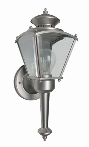 Beveled Glass Lantern One Light Wall Lantern PewterOutdoor wall sconces with motion sensor