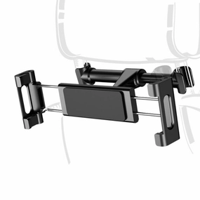 Hot Price Drop Baseus Backseat Phone And Ipad Car Mount Headrest Holder (4.7-12.9 Inch)