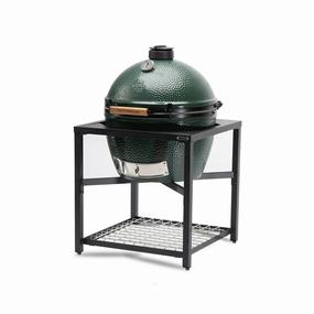 Big Green Egg Charcoal BBQ - XL Modular Nest Bundle outdoor kitchen cooking station with sink