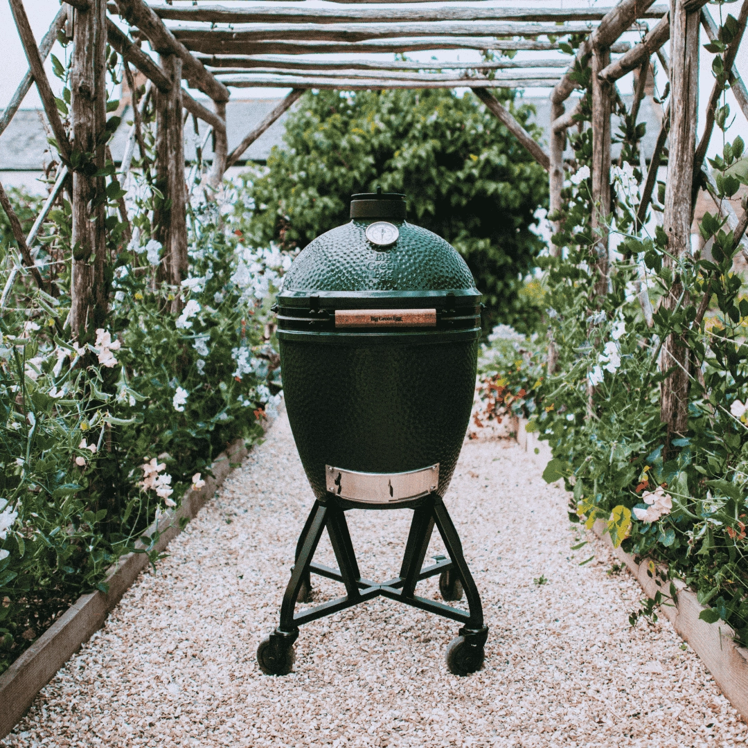 Big Green Egg Charcoal BBQ- Large Nest Bundle outdoor kitchen cooking station with sink