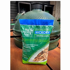 Big Green Egg Hickory Smoking Chips outdoor kitchen cooking station with sink
