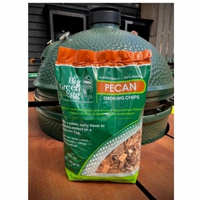 Big Green Egg Pecan Smoking Chips outdoor kitchen cooking station with sink