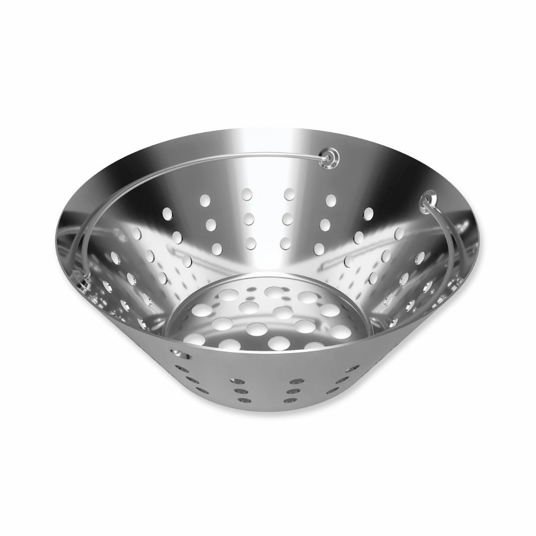 Big Green Egg Stainless Steel Fire Bowl outdoor kitchen cooking station with sink